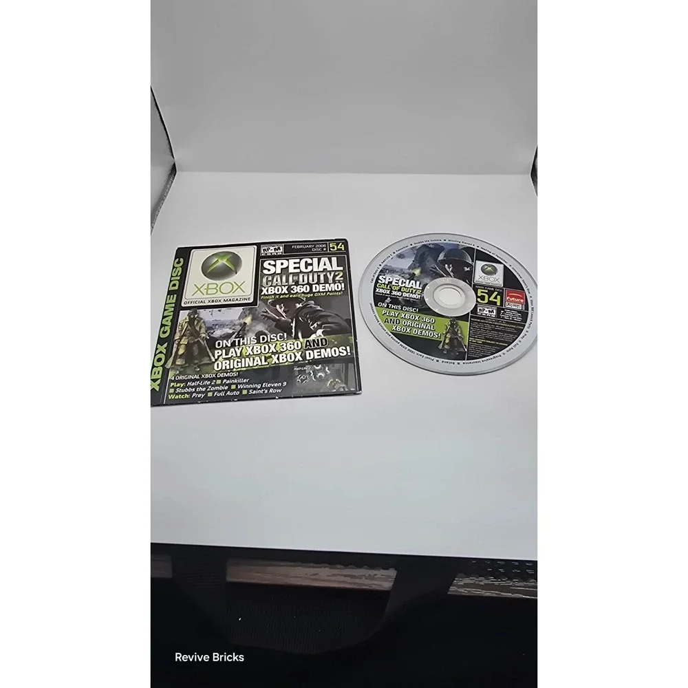 Call of Duty 2 Xbox 360‎ Demo Disc Xbox Game Disc With Sleeve Feb 2006 Disc #54